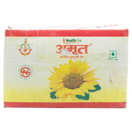 Amrit Refined Sunflower Oil (500ml x 20pouch)