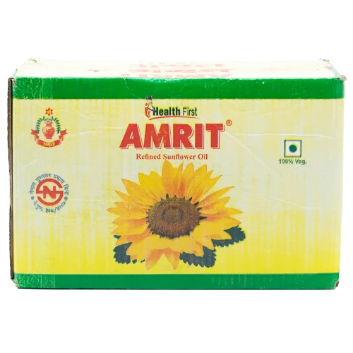 Amrit Refined Sunflower Oil (1ltr x 10 Pouches)